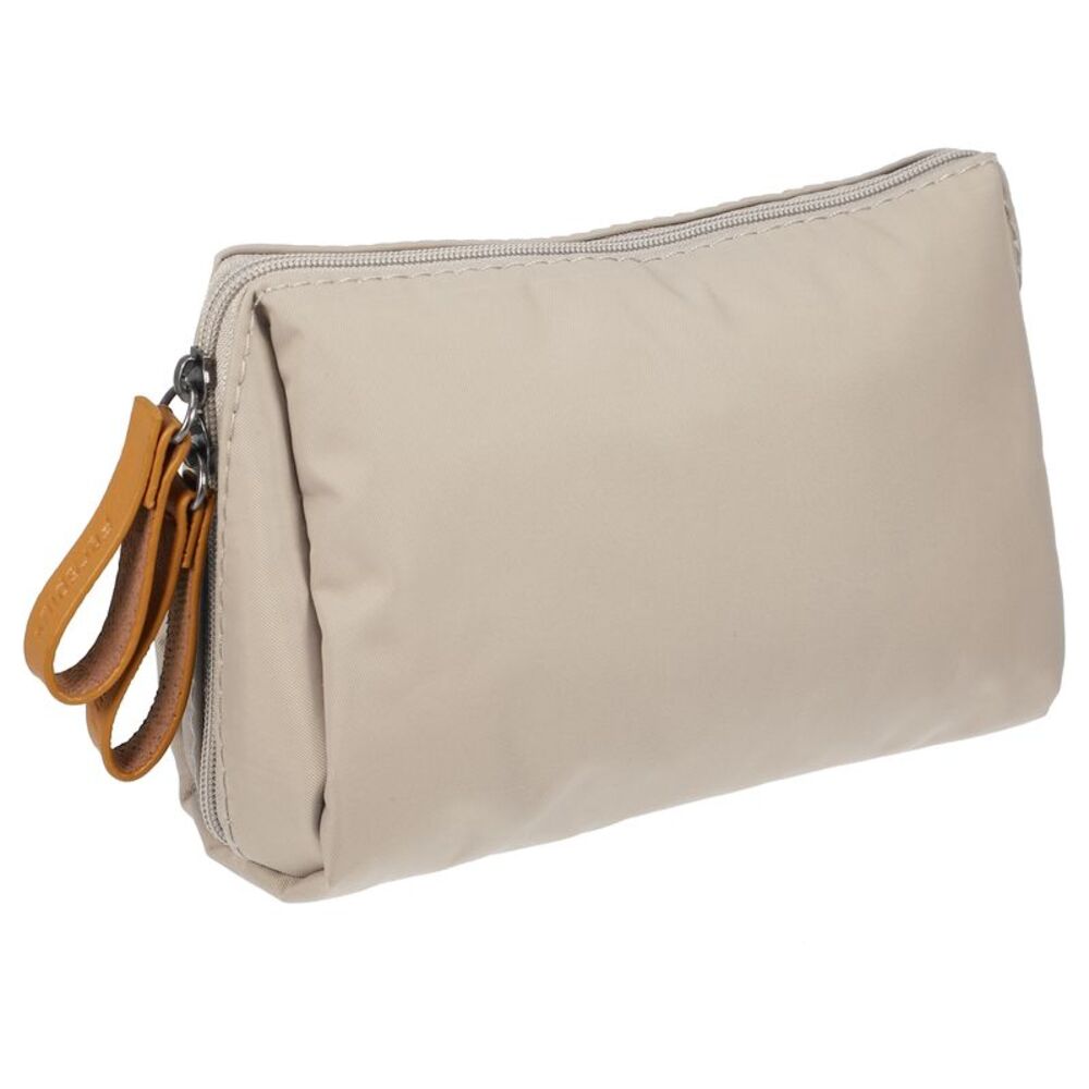 Small Travel Handy Mini Portable Cosmetic Bag Beige